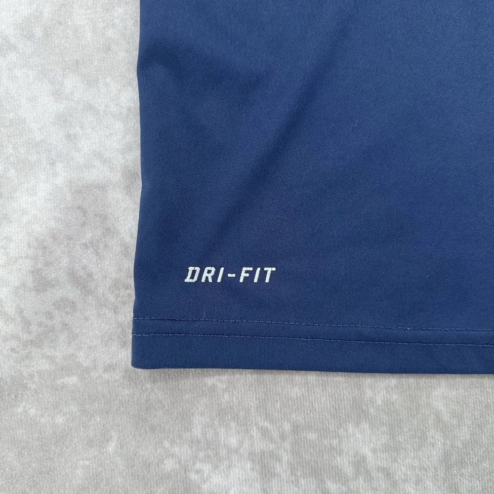 NIKE SWIM DRI FIT UPF 40+ JERSEY TEE T SHIRT Sz Mens S Blue